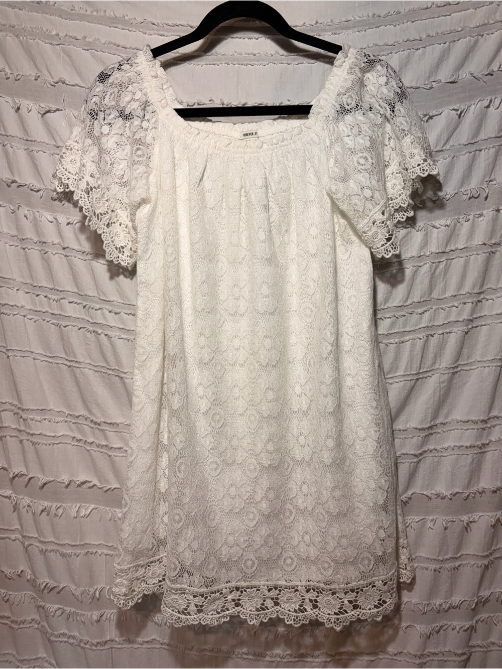 Forever 21 woven lace mini dress NWT